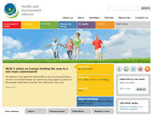 Tablet Screenshot of env-health.org